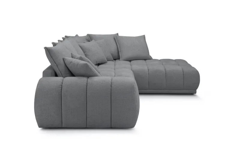 Ecksofa stone Microfaser B/H/T: ca. 312x97x229 cm