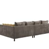 Ecksofa stone Microfaser B/H/T: ca. 306x92x203 cm