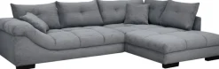 Ecksofa stone Microfaser B/H/T: ca. 318x92x227 cm