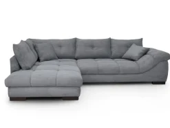 Ecksofa stone Microfaser B/H/T: ca. 318x92x227 cm