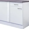 Eckunterschrank Vita weiß matt B/H/T: ca. 110x86x60 cm