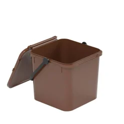 Eco-Logico Abfalleimer braun B/H/L: ca. 24x20,5x23,7 cm