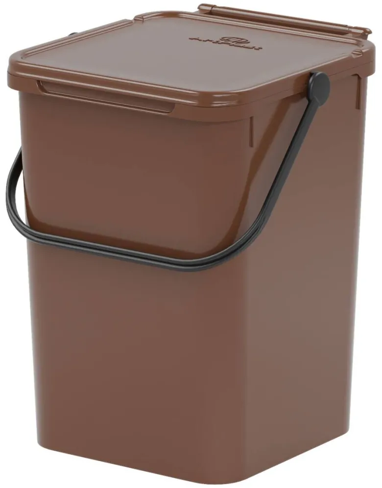 Eco-Logico Abfalleimer braun B/H/L: ca. 24x30x23,7 cm