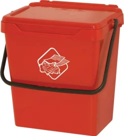Eco-Logico Eimer rot Polypropylen B/H/L: ca. 30,5x39x40 cm