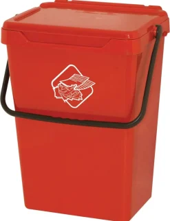 Eco-Logico Eimer rot Polypropylen B/H/L: ca. 30,5x51x40 cm