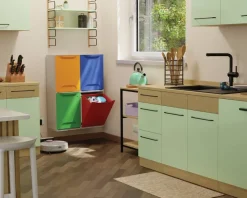 Eco-Logico Mülltrenner blau B/H/L: ca. 29x47x34 cm