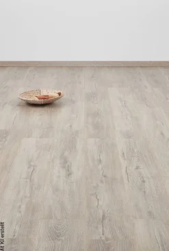 EGGER Laminatboden Eiche grau ca. 2,4936 m² im Paket B/L: ca. 19,3x129,2 cm pro Paket