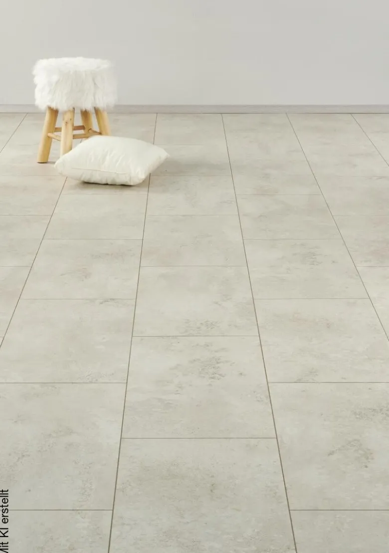 EGGER Laminatboden Kreidefliese ca. 2,5349 m² im Paket B/L: ca. 34x130,5 cm pro Paket