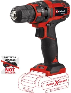 Einhell Classic Akku-Bohrschrauber TC-CD 18/35 Li-Solo ca. 18 V