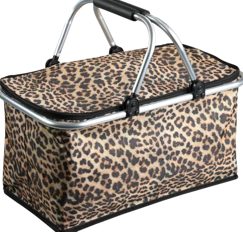 Einkaufskorb braun Polyester B/H/L: ca. 29x25x50 cm