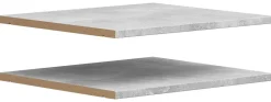Einlegeböden-Set Multi-Stauraum Typ 45 Beton Optik B/H/T: ca. 42x1,5x36 cm