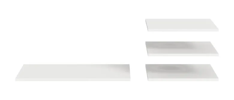 Einlegeböden-Set OAKLAND weiß B/H/T: ca. 78x1,6x48 cm
