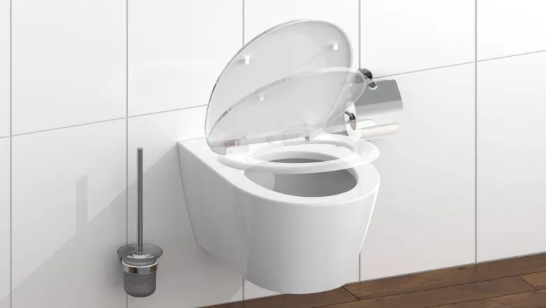 Eisl WC-Sitz Flower&Wood MDF