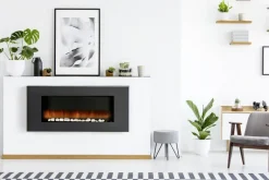 Elektrokamin schwarz B/H/L: ca. 18x52,5x98 cm ca. 1800 W
