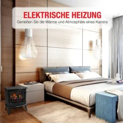 Elektrokamin schwarz B/H/L: ca. 51x59x28 cm ca. 1800 W