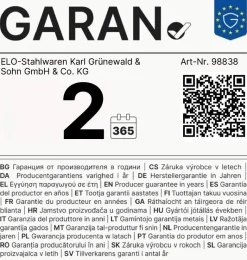 ELO Basic Brat-/Auflaufform schwarz Eisen B/H/L: ca. 23x7x38 cm