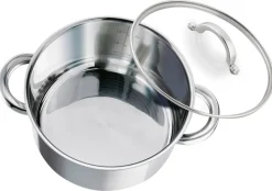 ELO Basic Fleischtopf silber Edelstahl D: ca. 16 cm
