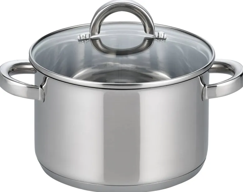 ELO Fleischtopf silber Edelstahl D: ca. 16 cm