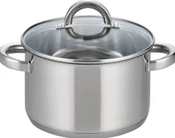 ELO Fleischtopf silber Edelstahl D: ca. 24 cm