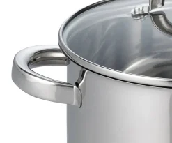 ELO Fleischtopf silber Edelstahl D: ca. 24 cm