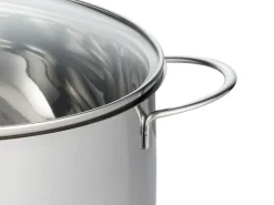 ELO Großraumtopf Basic silber Edelstahl H/D: ca. 22x24 cm