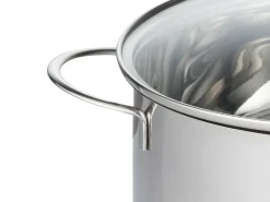 ELO Großraumtopf Basic silber Edelstahl H/D: ca. 22x24 cm