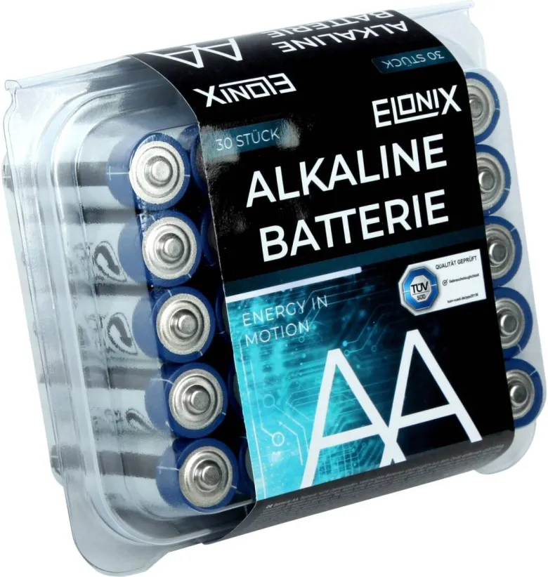 Elonix Batterie AA/Mignon (LR6) 30er Pack