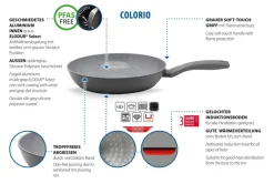 ELO Pfanne grau Aluminium