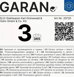 ELO Pfanne grau Aluminium D: ca. 20 cm