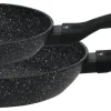 ELO Pfannenset schwarz Aluminium 2 tlg.