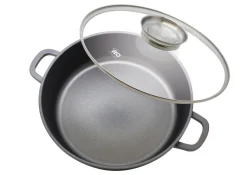 ELO Servierpfanne schwarz Aluguss D: ca. 24 cm