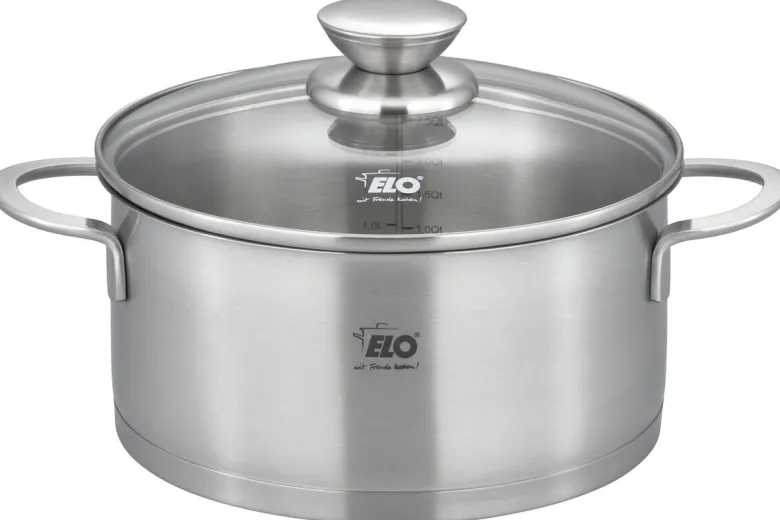 ELO Topfset schwarz Edelstahl 5 tlg.