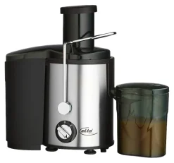 Elta Entsafter PJ-450 schwarz silber Kunststoff Metall B/H/L: ca. 19x31x27 cm