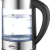 Elta Glas-Wasserkocher GWK-2200.4T schwarz Edelstahl Glas Edelstahl B/H/T: ca. 25x23x15 cm ca. 1,7 l