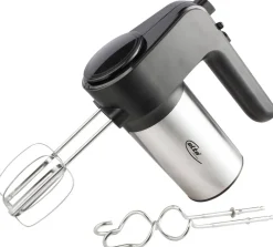 Elta Handmixer HM-4001E Edelstahl schwarz