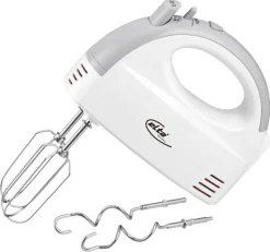 Elta Handmixer weiß Edelstahl Kunststoff B/H/L: ca. 19,8x14,5x7,7 cm