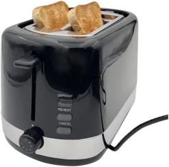 Elta Toaster ETO-850.15 schwarz silber Kunststoff Metall
