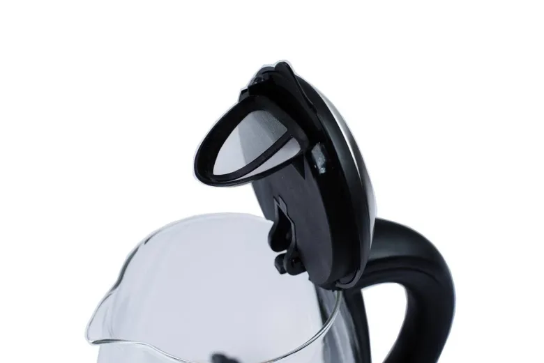 Elta Wasserkocher WK-2200.1 Edelstahl schwarz Glas ca. 1,8 l