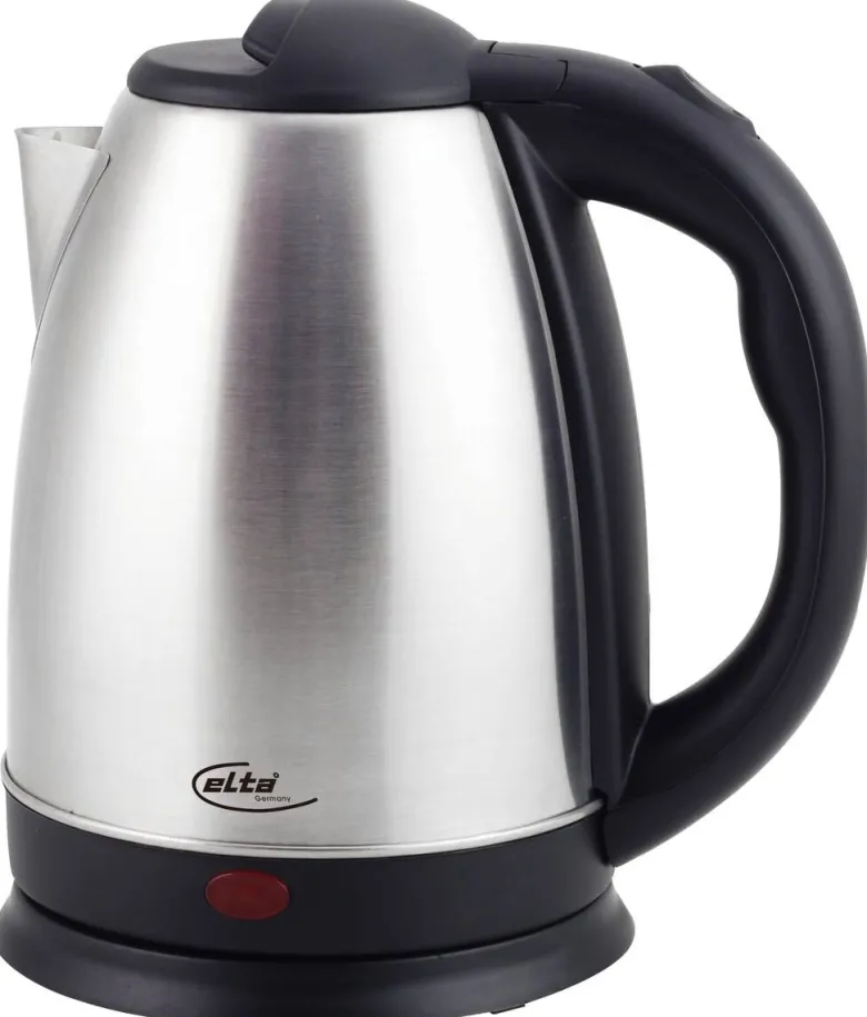 Elta Wasserkocher WK-1800.1 schwarz Edelstahl ca. 1,7 l