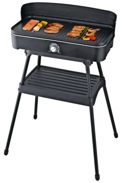 Emerio Elektrogrill BG133757.2 schwarz Kunststoff Metall B/H/L: ca. 26x18x52 cm