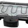 Emerio Elektrogrill schwarz Metall B/H/L: ca. 8,8x48x35,8 cm