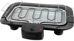 Emerio Elektrogrill schwarz Metall B/H/L: ca. 8,8x48x35,8 cm