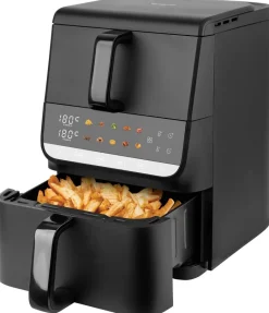 Emerio Heißluftfritteuse AF-133542.2 schwarz Metall B/H/L: ca. 28,3x40,3x43 cm ca. 10 l