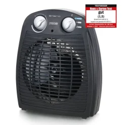 Emerio Heizlüfter FH-106737.2 schwarz B/H/L: ca. 13,2x26,4x22 cm ca. 2000 W