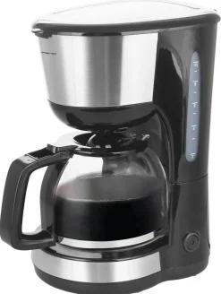 Emerio Kaffeeautomat CME-122933.7 silber schwarz Kunststoff B/H/T: ca. 18x31x25 cm