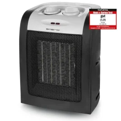 Emerio Keramik Heizlüfter FH-106145 schwarz B/H/L: ca. 12,2x21,8x16,9 cm ca. 1800 W