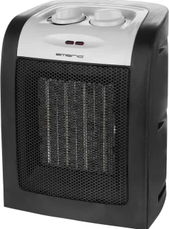 Emerio Keramik Heizlüfter FH-106145 schwarz B/H/L: ca. 12,2x21,8x16,9 cm ca. 1800 W