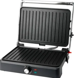 Emerio Kontaktgrill CG-130859.1 schwarz Metall B/H/T: ca. 39x14x34 cm