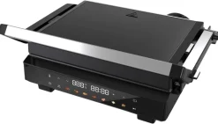 Emerio Kontaktgrill CG-133755.1 schwarz Metall Kunststoff B/H/L: ca. 29x15x35 cm