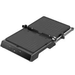 Emerio Kontaktgrill CG-130860.1 silber Edelstahl B/H/T: ca. 34,6x34x15 cm